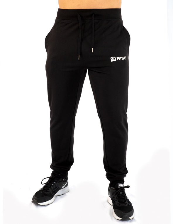 TAPERED JOGGERS - BLACK