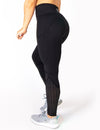 EYELET HIGH RISE LEGGINGS - BLACK - Rise Above Fear, High Performance Activewear, Sportswear