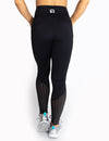 EYELET HIGH RISE LEGGINGS - BLACK - Rise Above Fear, High Performance Activewear, Sportswear