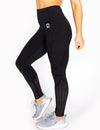 EYELET HIGH RISE LEGGINGS - BLACK - Rise Above Fear, High Performance Activewear, Sportswear