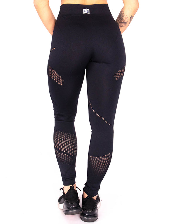 REVEAL SEAMLESS LEGGINGS - BLACK