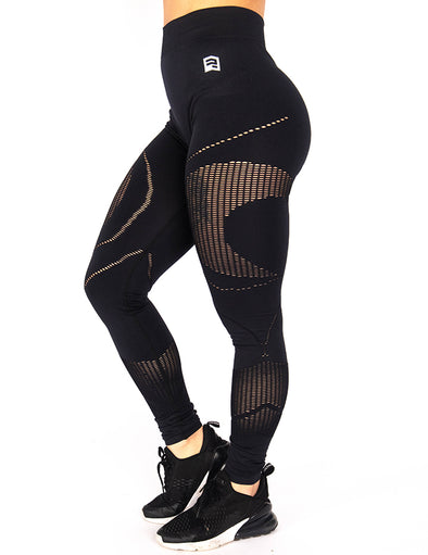 REVEAL SEAMLESS LEGGINGS - BLACK