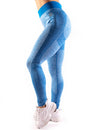 HIGH PERFORMANCE SEAMLESS LEGGINGS - SAPPHIRE