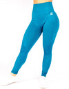 SEAMLESS '3D FIT' SCULPT LEGGINGS - AZURE BLUE