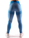 HIGH PERFORMANCE SEAMLESS LEGGINGS - SAPPHIRE