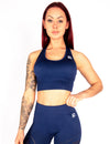 SEAMLESS SCULPT SPORTS BRA - NAVY