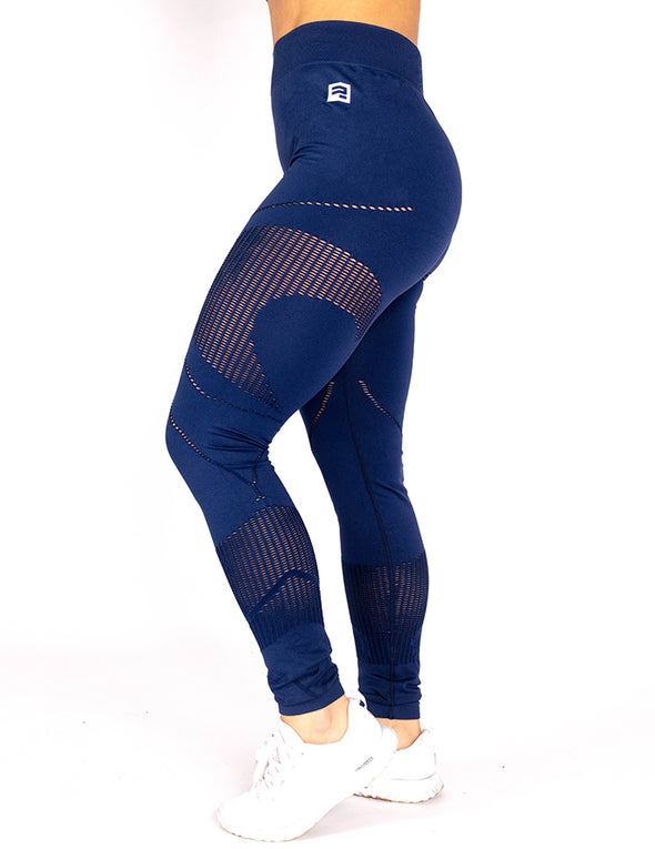 REVEAL SEAMLESS LEGGINGS - NAVY