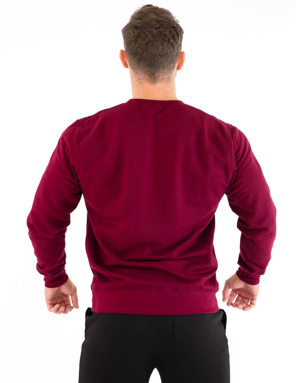 SIGNATURE MEN'S SWEATSHIRT - BURGUNDY