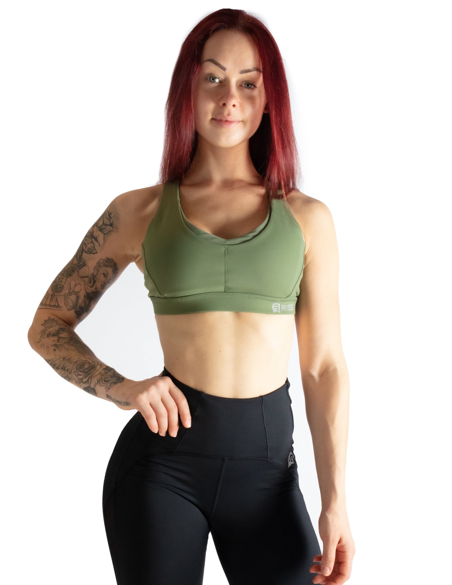 Rise Racerback Sports Bra - Black – Rise Above Fear