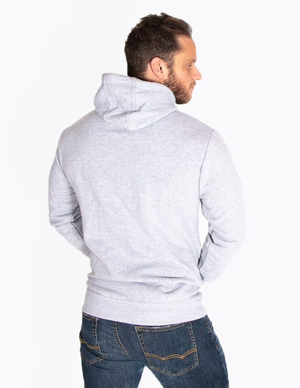 HEAVYWEIGHT PULLOVER HOODIE - HEATHER GREY - Rise Above Fear, High Performance Activewear, Sportswear