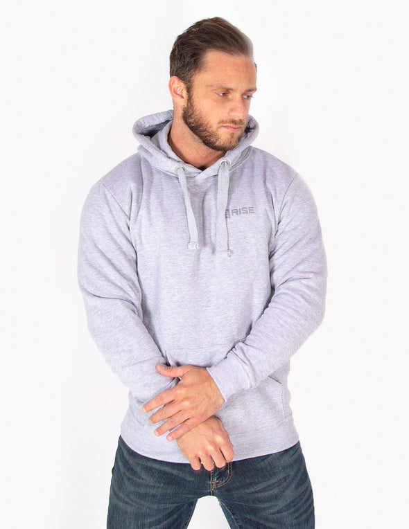 HEAVYWEIGHT PULLOVER HOODIE - HEATHER GREY - Rise Above Fear, High Performance Activewear, Sportswear