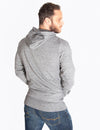 HEAVYWEIGHT ZIP HOODIE - HEATHER GREY - Rise Above Fear, High Performance Activewear, Sportswear