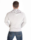 MUSCLE PULLOVER HOODIE - SILVER MARL - Rise Above Fear, High Performance Activewear, Sportswear