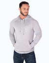 MUSCLE PULLOVER HOODIE - SILVER MARL - Rise Above Fear, High Performance Activewear, Sportswear