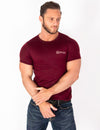 PREMIUM MEN'S T-SHIRT - MAROON - Rise Above Fear, High Performance Activewear, Sportswear