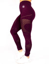 REVEAL SEAMLESS LEGGINGS - MULBERRY