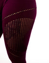 REVEAL SEAMLESS LEGGINGS - MULBERRY