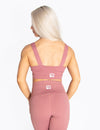 SIGNATURE SPORTS BRA - DUSTY ROSE - Rise Above Fear, High Performance Activewear, Sportswear