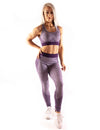 SEAMLESS SCULPT SPORTS BRA - PURPLE