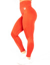 SEAMLESS '3D FIT' SCULPT LEGGINGS - RUST