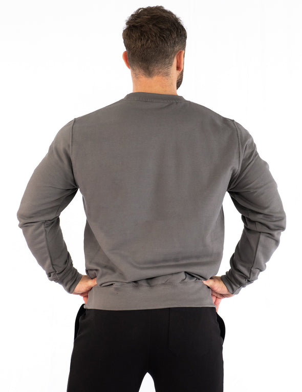 SIGNATURE MEN'S SWEATSHIRT - STEEL GREY