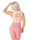 MESH SPORTS BRA - WHITE - Rise Above Fear, High Performance Activewear, Sportswear