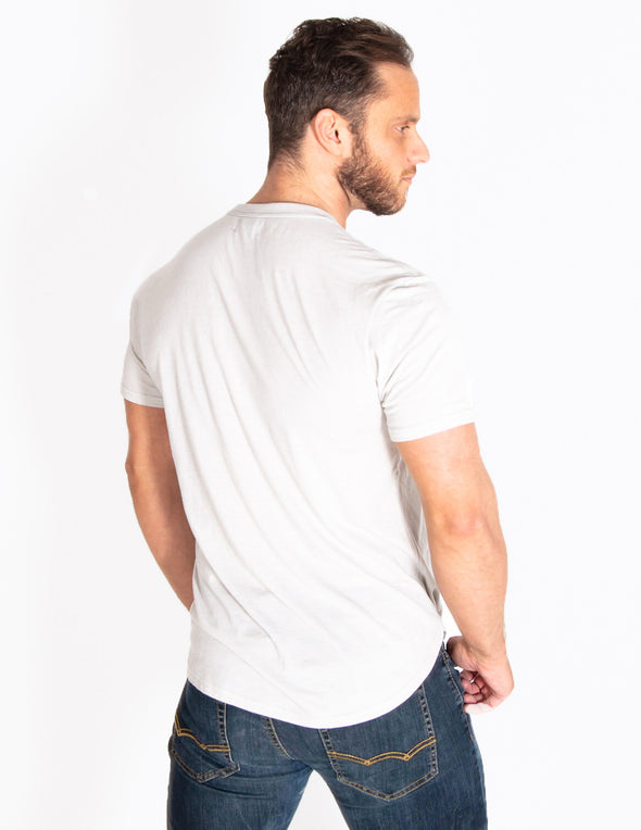 PREMIUM MEN'S T-SHIRT - LIGHT GREY - Rise Above Fear, High Performance Activewear, Sportswear