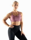 ASYMMETRIC SPORTS BRA - RASPBERRY