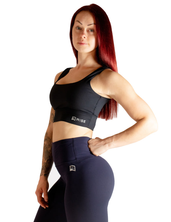 SIGNATURE SPORTS BRA - BLACK