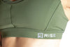 CRISS CROSS SPORTS BRA - LEAF GREEN