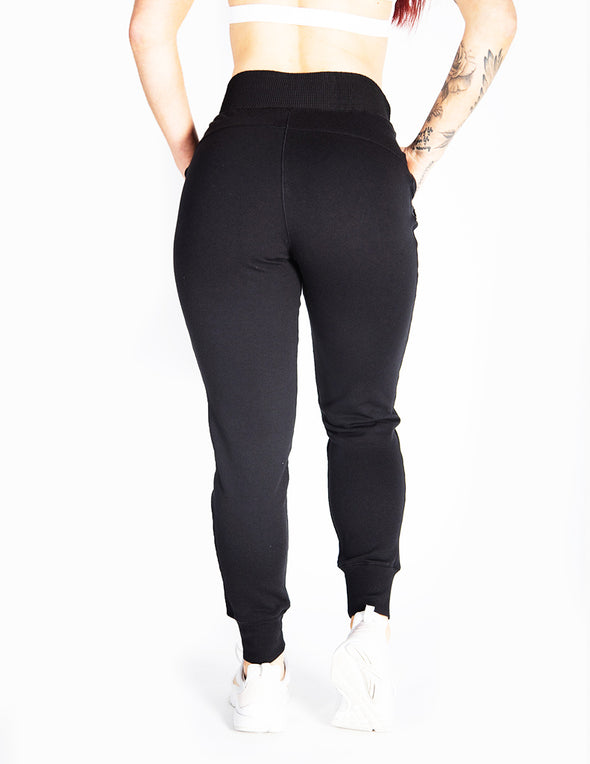 HIGH RISE JOGGERS - BLACK - Rise Above Fear, High Performance Activewear, Sportswear