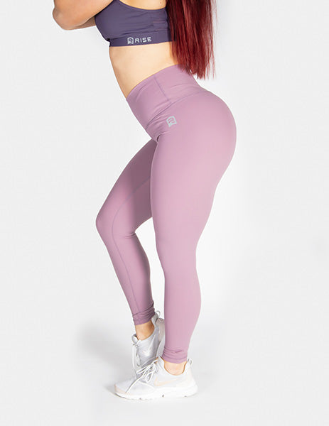 HIGH RISE LEGGINGS - LILAC - Rise Above Fear, High Performance Activewear, Sportswear