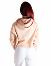 CROPPED HOODIE - PEACH