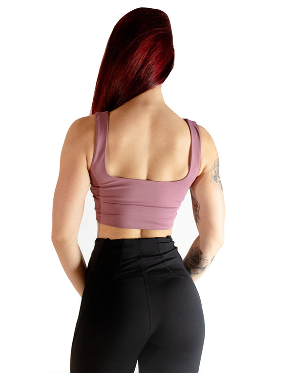 SIGNATURE SPORTS BRA - RASPBERRY