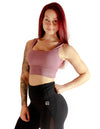 SIGNATURE SPORTS BRA - RASPBERRY