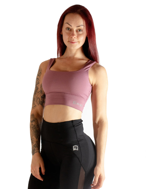 SIGNATURE SPORTS BRA - RASPBERRY