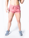 SIGNATURE SHORTS WITH MESH INSERT - PINK - Rise Above Fear, High Performance Activewear, Sportswear