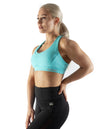 CRISS CROSS SPORTS BRA - SKY BLUE