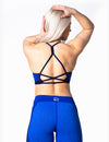 MERMAID RACERBACK SPORTS BRA - BLUE - Rise Above Fear, High Performance Activewear, Sportswear